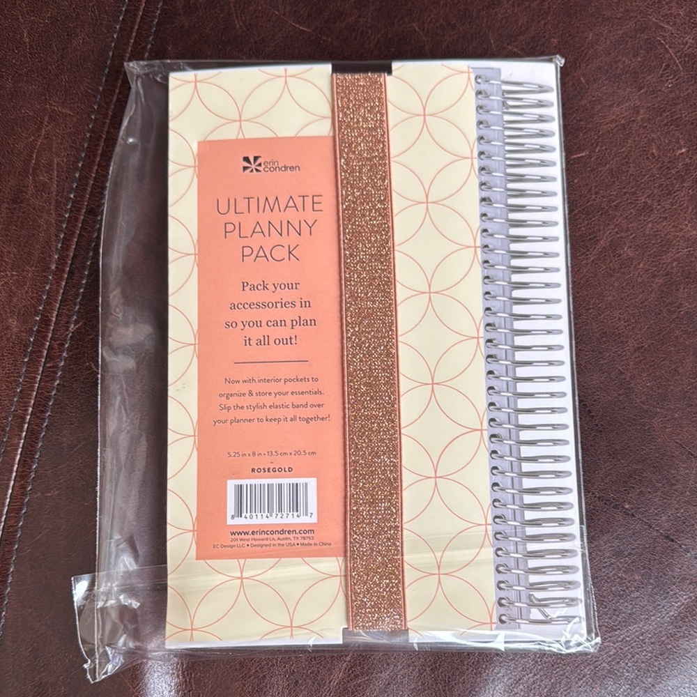 Erin Condren Essentials Ultimate Planny Pack-Rose Gold